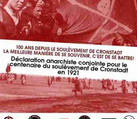 100 ans depuis le soulèvement de Cronstadt : la meilleure manière de se souvenir, c’est de continuer le combat !